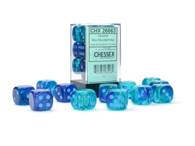 Dice - CHX 26663 Gemini Blue-Blue/Light Blue (D-6)